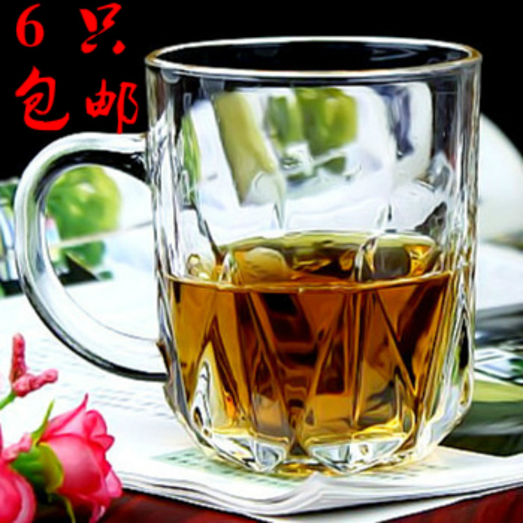 6只包邮丽尊玻璃blinkmax摩登主妇茶水水杯果汁咖啡杯玻璃杯