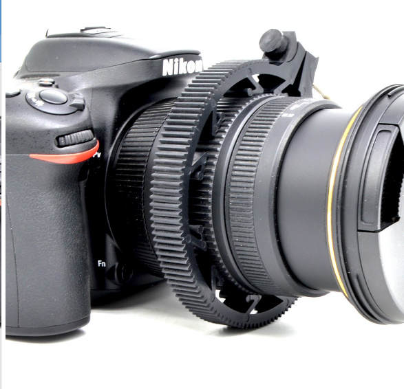 通用型5d2单反微单镜头跟焦环调焦对焦齿轮跟焦摄像机配件