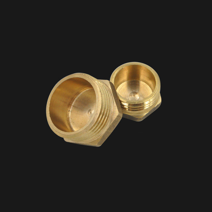 【全铜加厚】4分内丝外丝堵头堵帽 四分水管闷头管堵管帽铜堵头(【全