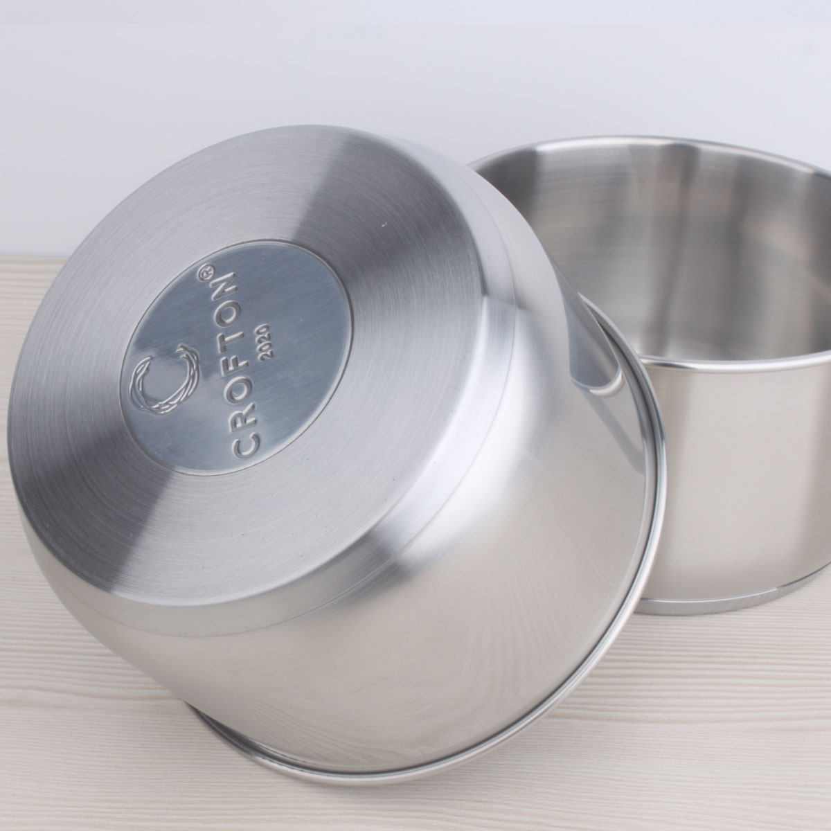 出口订单复合底18/10不锈钢盆加热小盆14厘米食物盆料理盆 - 忘忧树的