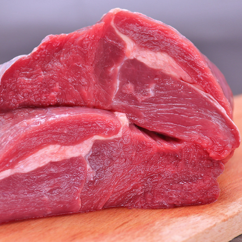 牛肉大西4斤新鲜牛腿肉生冷冻保鲜原切大块生牛肉