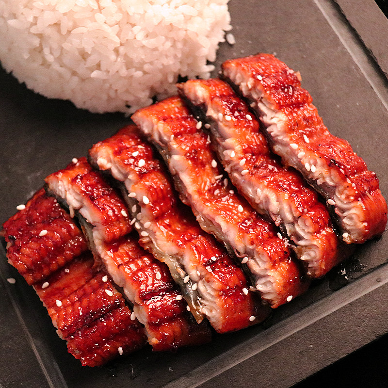 鳗鱼蒲烧日式即食烤鳗鱼500g寿司店料理即食新鲜无刺鳗蒲烧鳗鱼