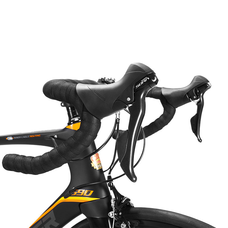 上海永久炭纤维公路禧玛诺r3000套件变速超轻自行车公路自行车