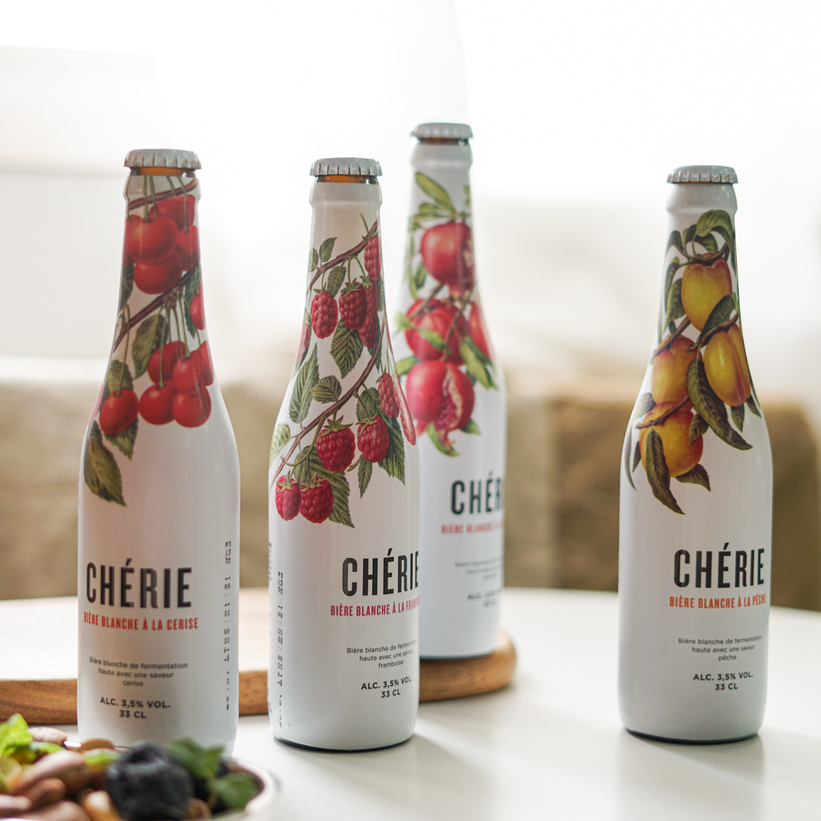 奢莉cherie女士低度水果啤酒桃子覆盆盆子樱桃啤酒