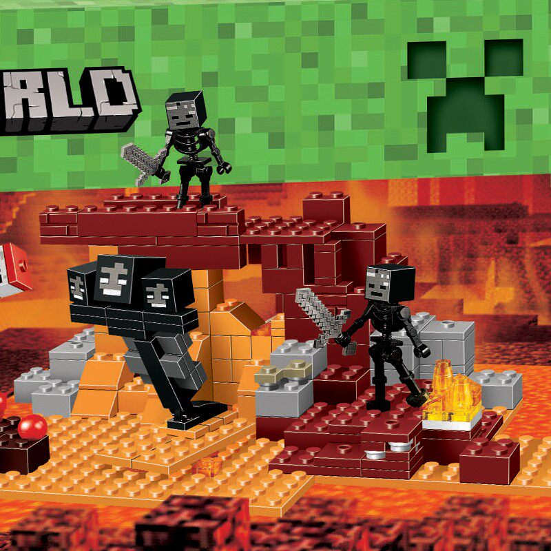 乐高我的世界系列21126凋零巫师冥界门户拼装建构