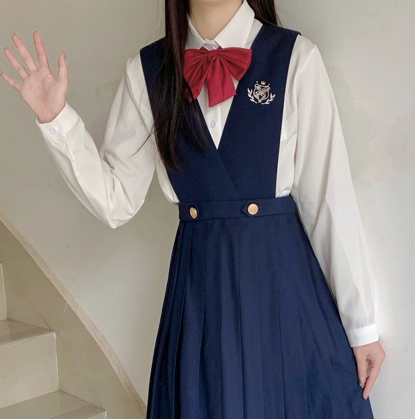 原创学生大长裙学院码班正版护奶全套制服jk学生校服