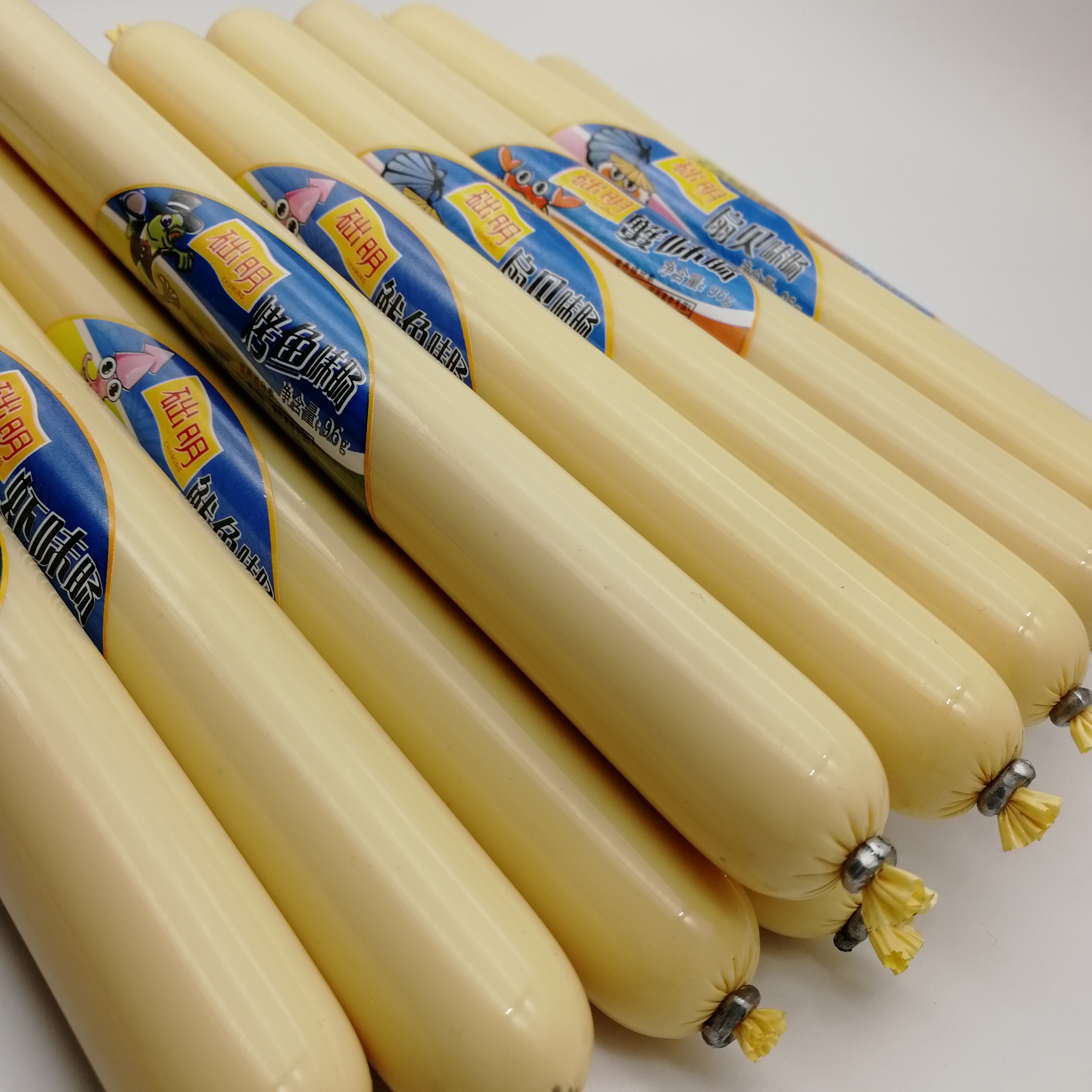 大连特产零食础明烤鱼肠虾味蟹味鱿鱼味扇贝味鱼肉肠休闲食品包邮