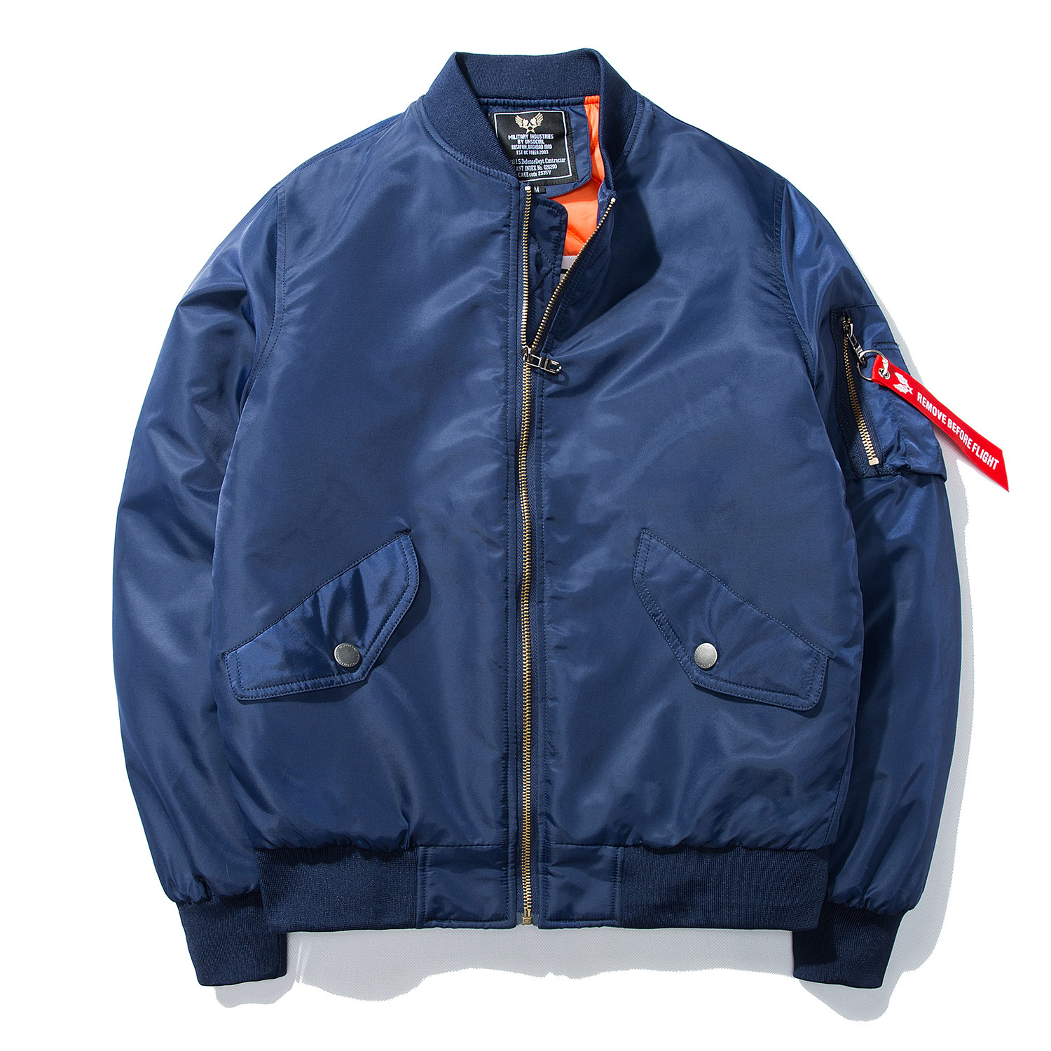 秋冬季加厚飞行员夹克外套男女ins潮流宽松潮牌夹克