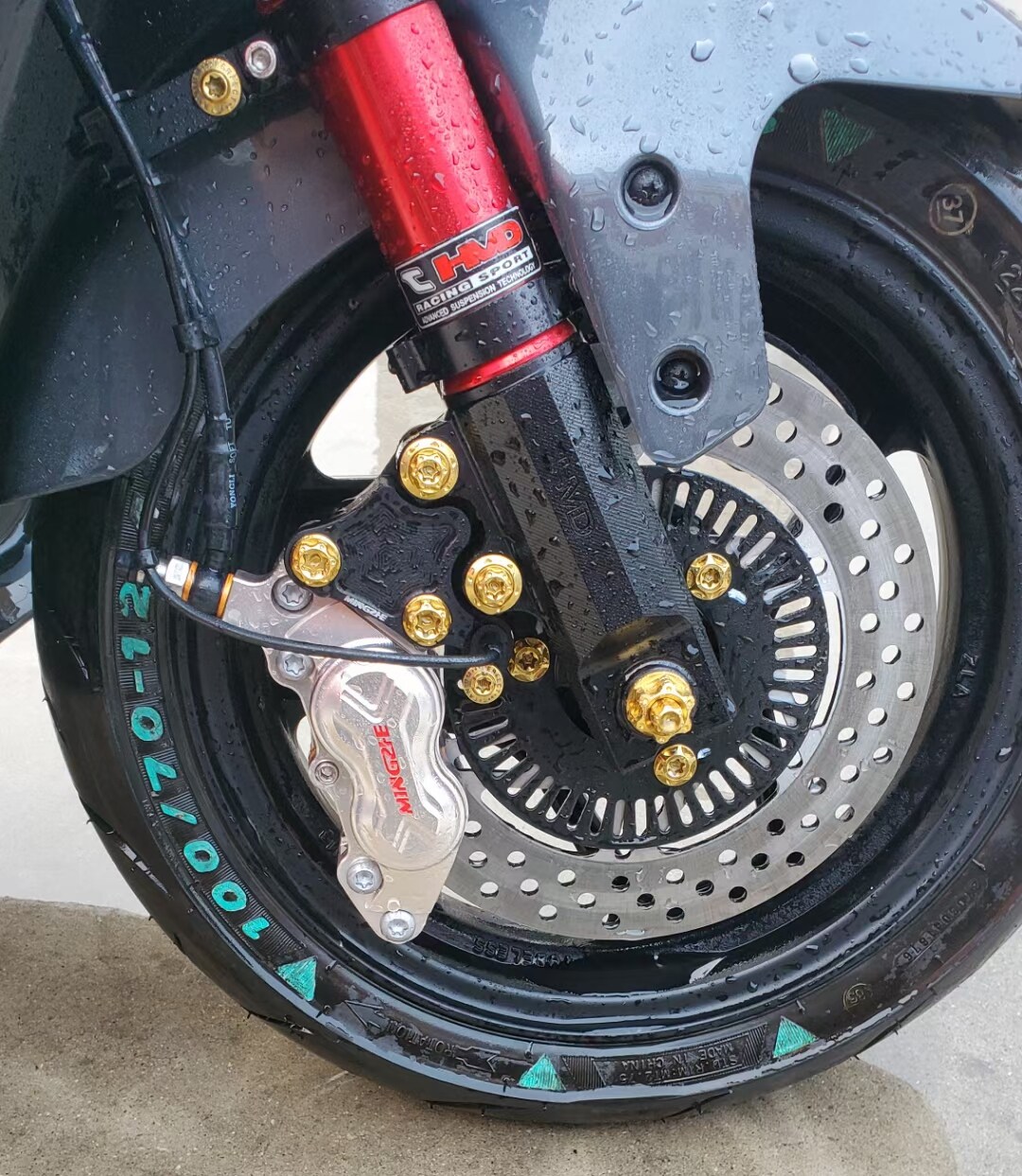 九号电动车系列原装减震改装碟刹套装e125鲍鱼电动车刹车装置