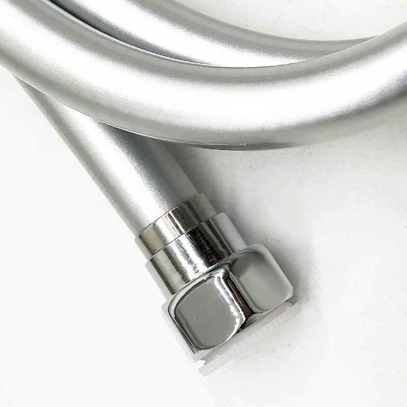 15米pvc花洒软管银灰色耐温防爆缠绕喷头铜芯花洒配件