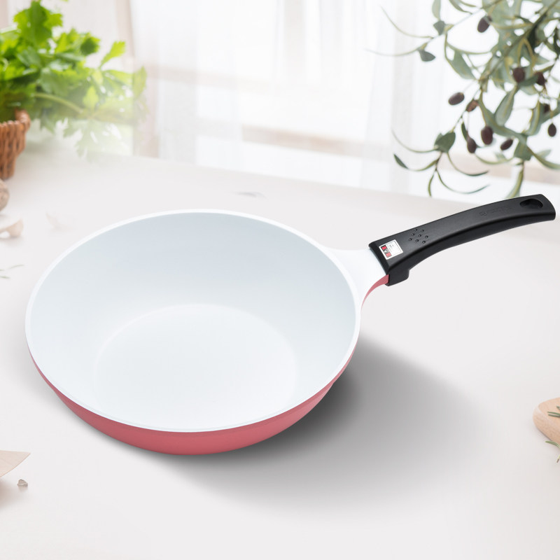 kyocera京瓷陶瓷炒锅不生锈燃气电磁炉明火炒锅