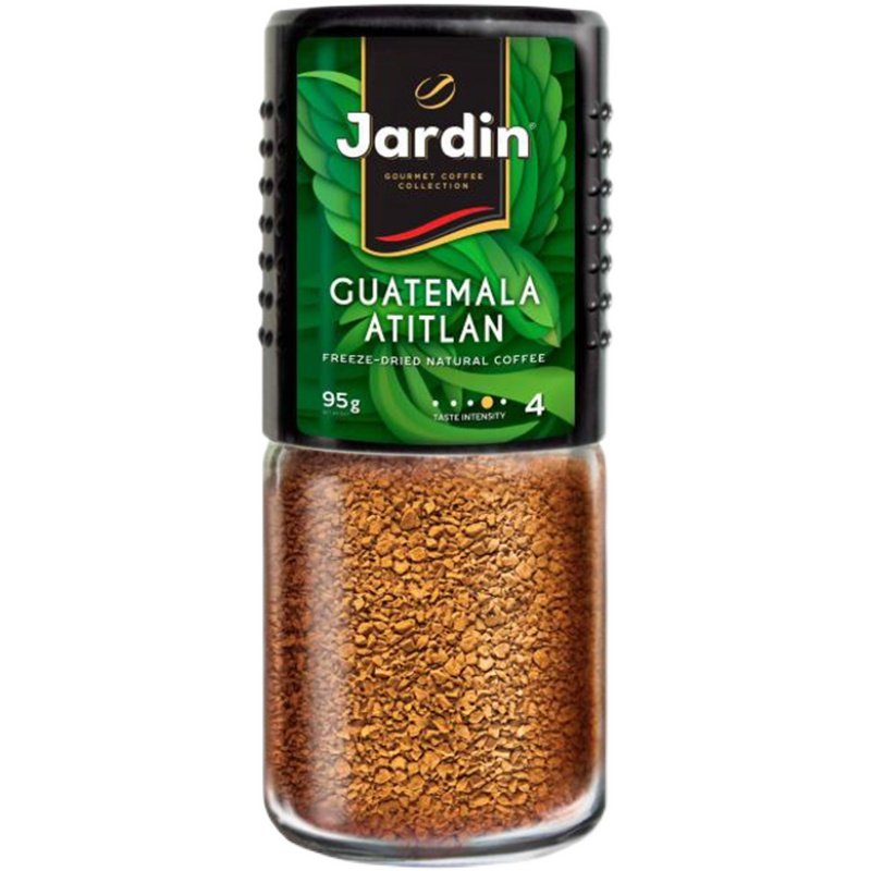 咖啡进口俄罗斯纯黑jardin浓香蔗糖冻干欧式速溶速溶咖啡