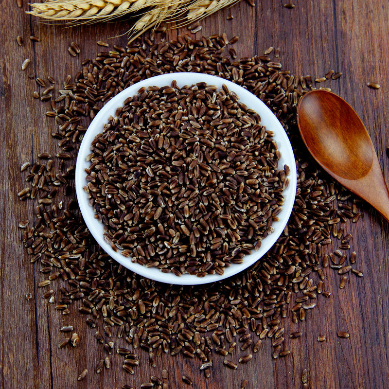 黑小麦 新货麦仁农家五谷杂粮黑麦米去皮黑麦 黑小麦450g