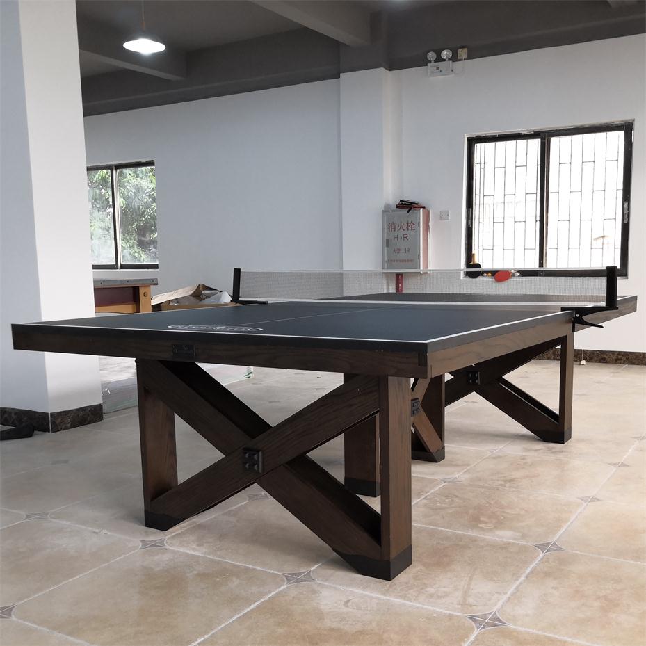 乒乓球桌标准豪华型高级别墅会所风格用仿古风格送全套乒乓拍及球