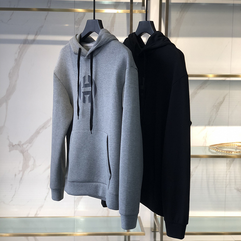 申Z出！重磅哈登！春装男士时尚简约潮流运动休闲连帽卫衣潮W0106