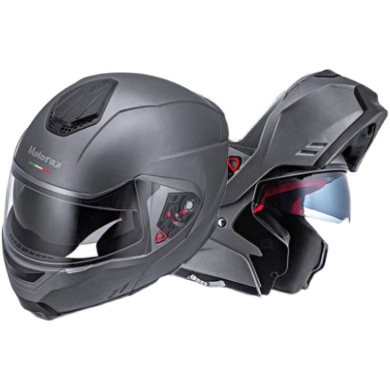 motorax摩雷士摩托车头盔全盔骑行揭面四季夏季个性摩托车头盔