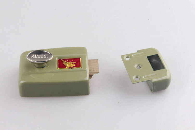 正品仙阁锁 大铁门锁 防盗门锁 老式碰锁暗锁 木门三保险锁包邮