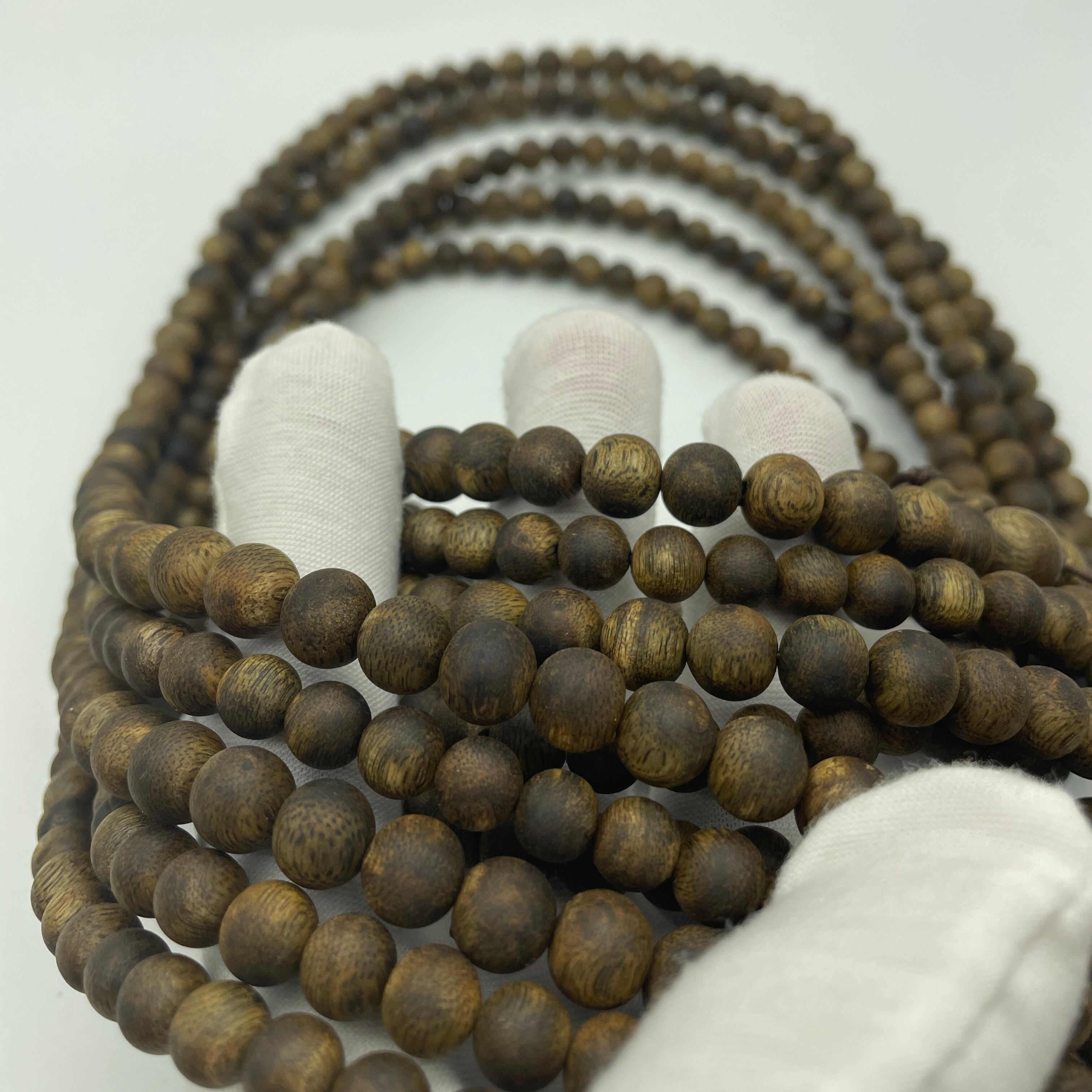 高端沉香海南莺歌歌绿棋单圈佩戴大气真品保障菩提