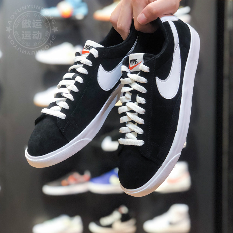 耐克男鞋2020新款blazer开拓者毛皮运动休闲板鞋538402004板鞋