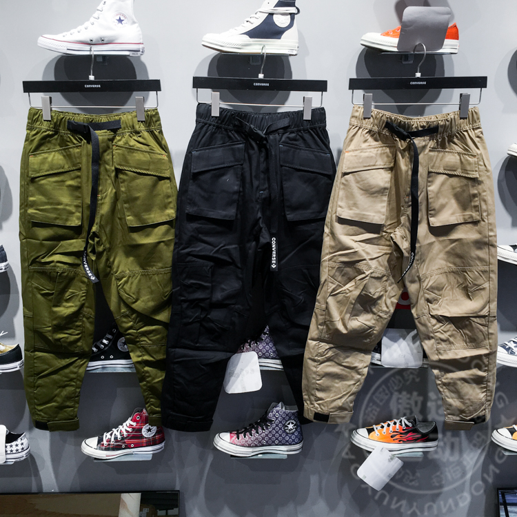 匡威男裤2021冬季工装裤休闲运动长裤小脚裤10020006-A03-A01-A02