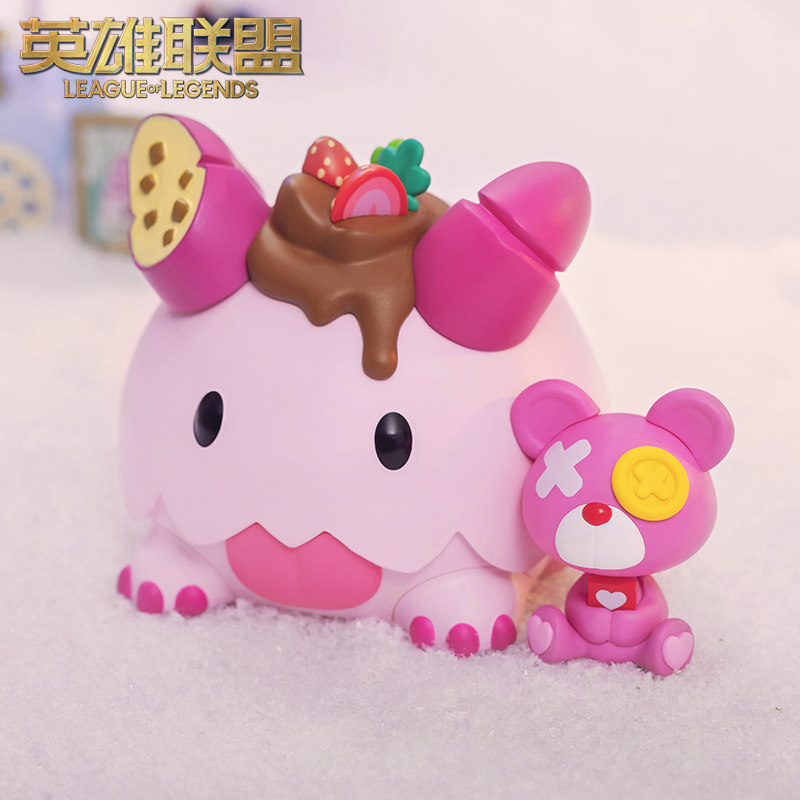 魄罗英雄联盟lol情人节冰雪选手限定xl手办套装手办