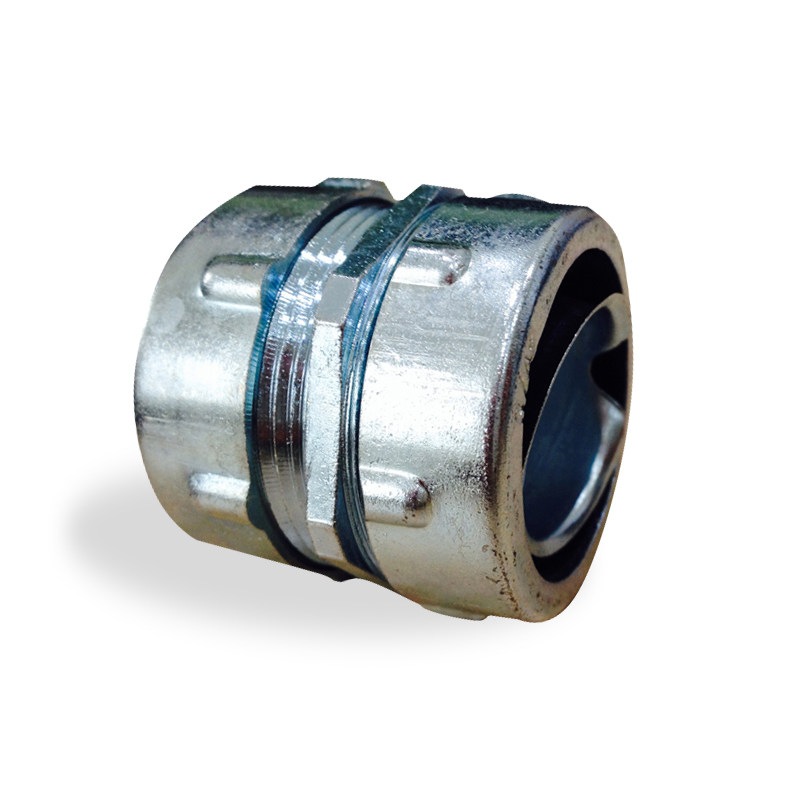 接头dpj包塑金属软管蛇皮管箱外丝牙卡套端式管接头