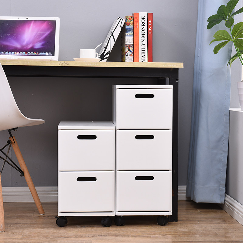 40宽42深抽屉式收纳柜卧室厨房收纳斗柜床头实木多层夹缝收纳窄柜