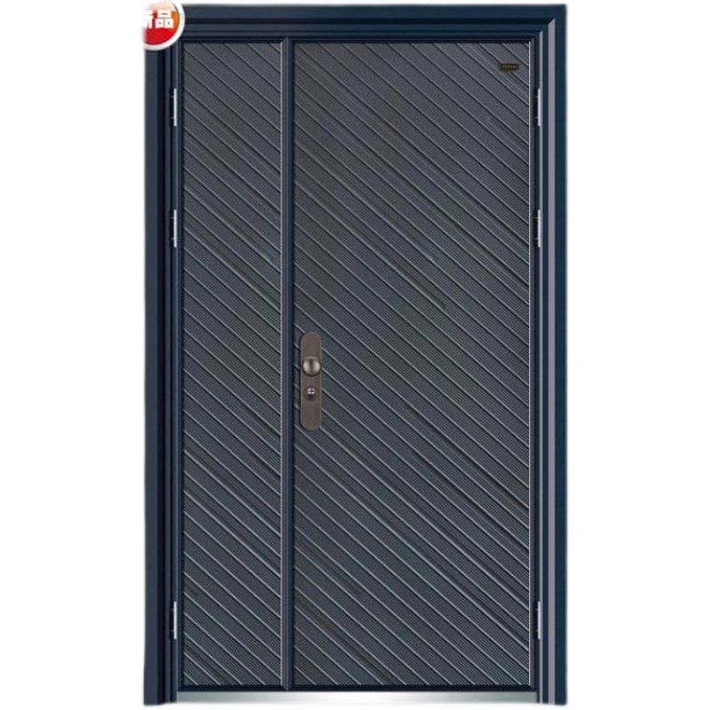 jings科德简铸铝门防盗门铝板拼接母门三七进户进户门