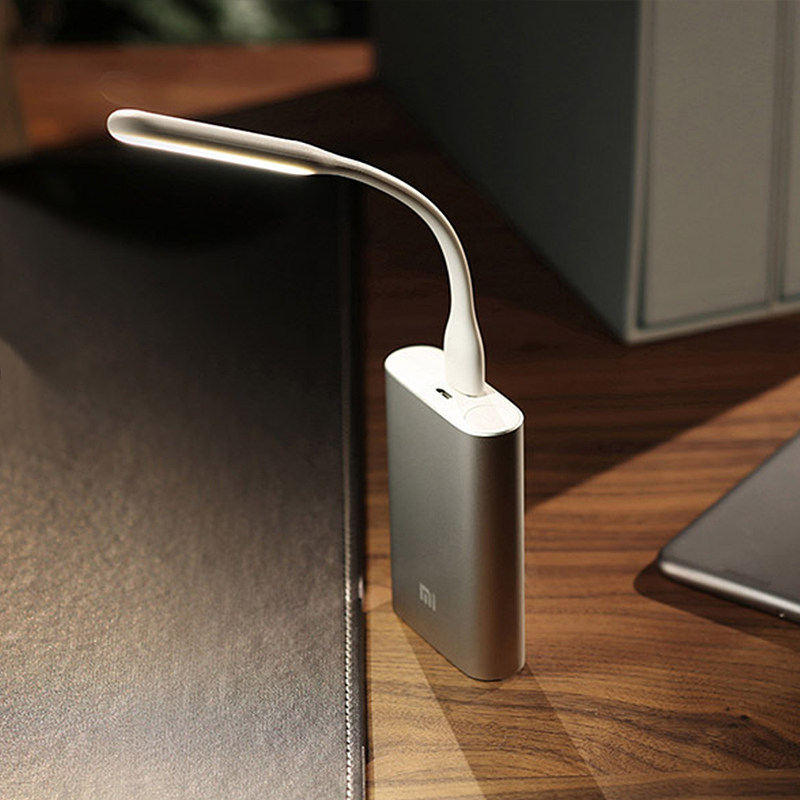 小米led随身灯增强版移动电源充电宝键盘灯节能阅读迷你usb小夜灯