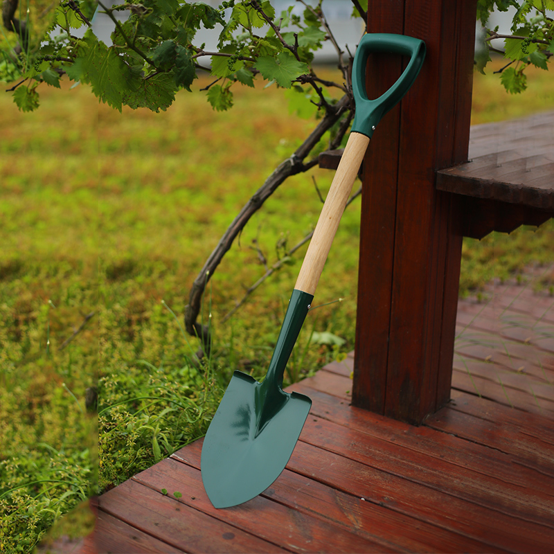 种菜户外挖土植树农用工具加厚钢制园艺铁锹铲子
