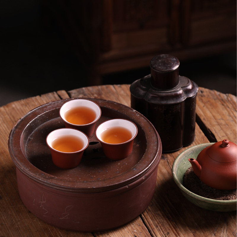 马蹄潮汕功夫功夫茶茶杯茶具紫砂品茗小茶杯老杯茶杯