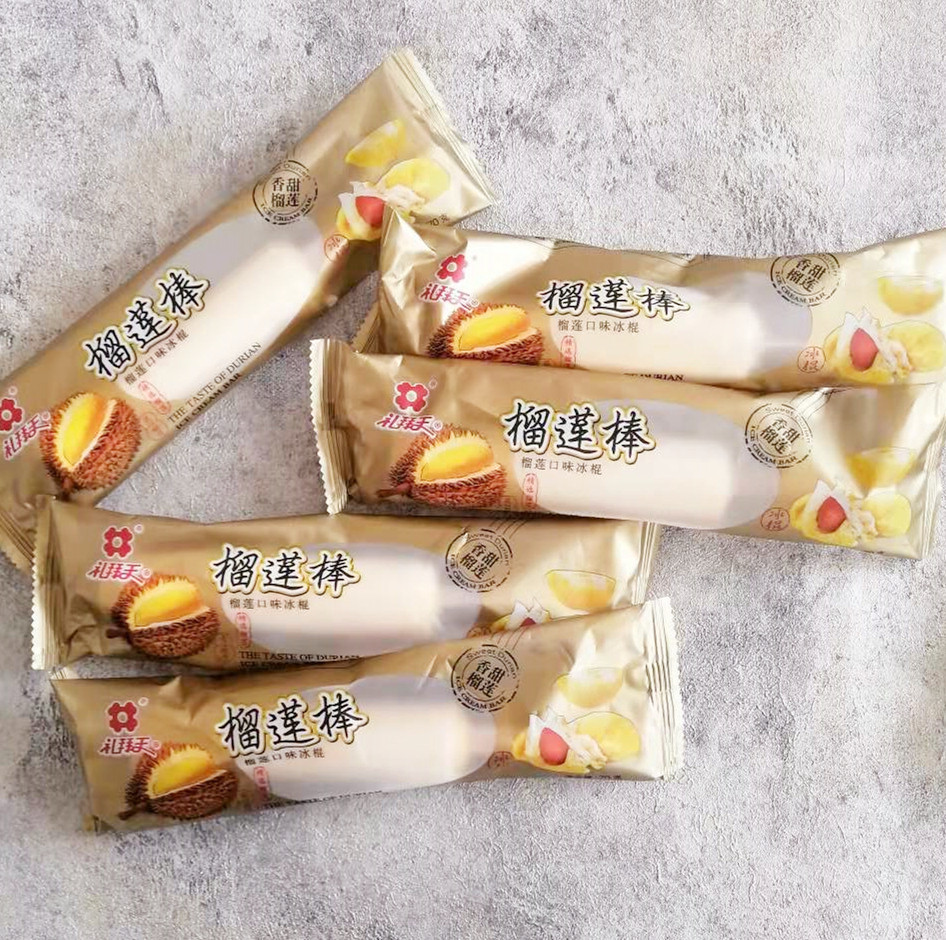 礼拜天雪糕新品白桃棒榴莲棒抹茶棒冰淇淋乌龙口味冰淇淋
