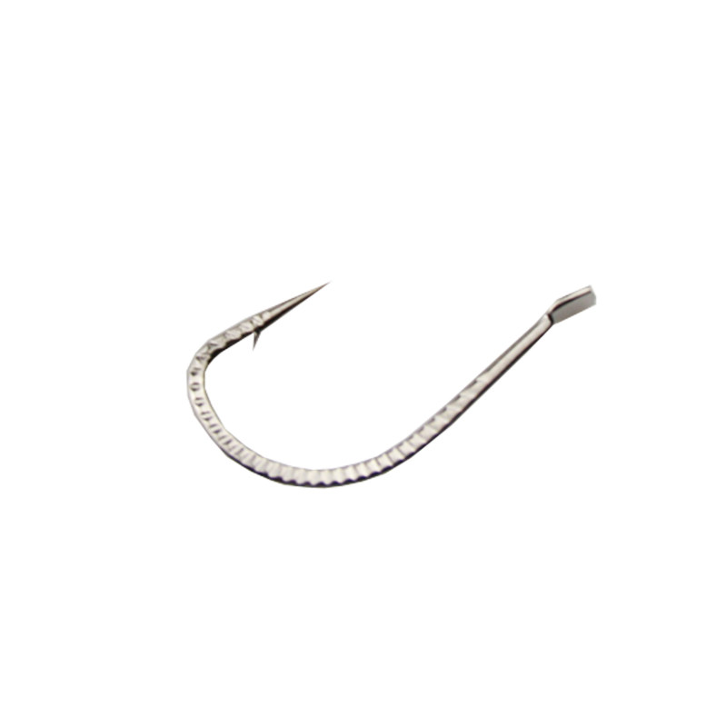 鱼钩麒麟伊豆平打钩子进口散装钛合金歪嘴倒刺鱼钩