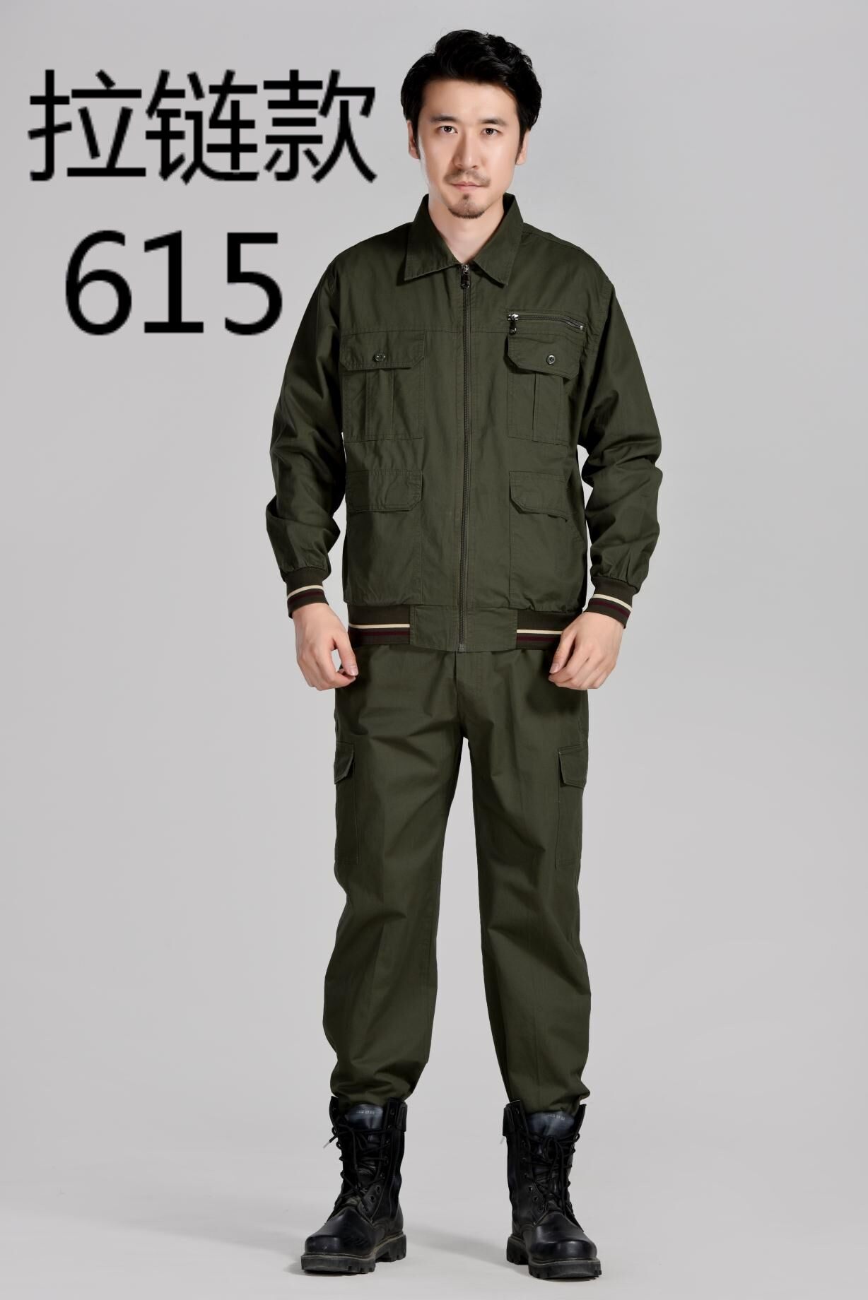 长袖夏天电焊电焊工工作服套装上班建筑建筑工工地工装制服