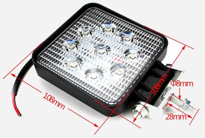 合力杭叉龙工台励福叉车前大灯照明灯总成led大灯叉车配件