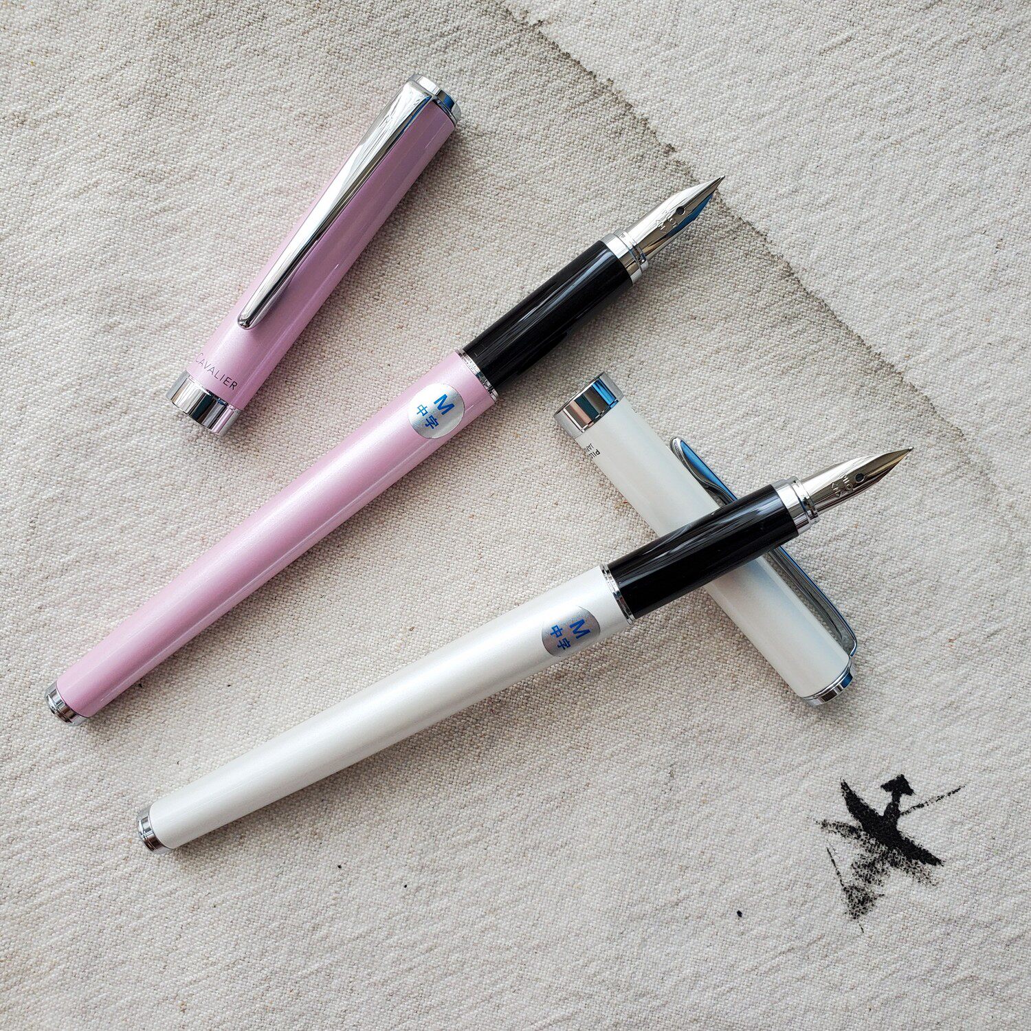 百乐cavalier卡佛利亚金属钢笔新款送上墨器日本钢笔