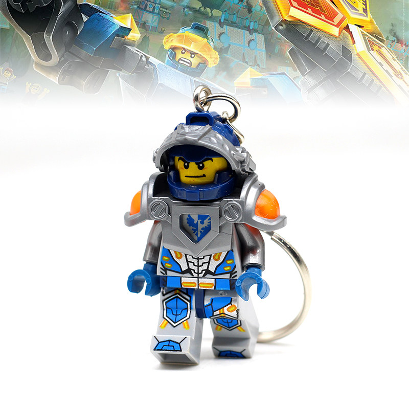 未来骑士团钥匙扣挂件兼容乐高积木克雷阿隆书包背包钥匙扣