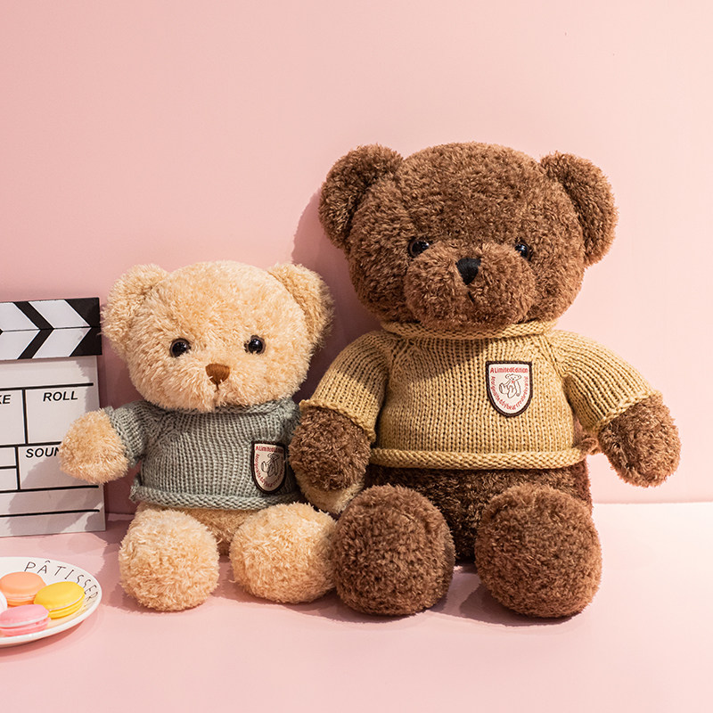 小熊公仔泰迪熊毛绒玩具狗熊抱抱熊布娃娃女生生日礼物毛绒布艺类玩具