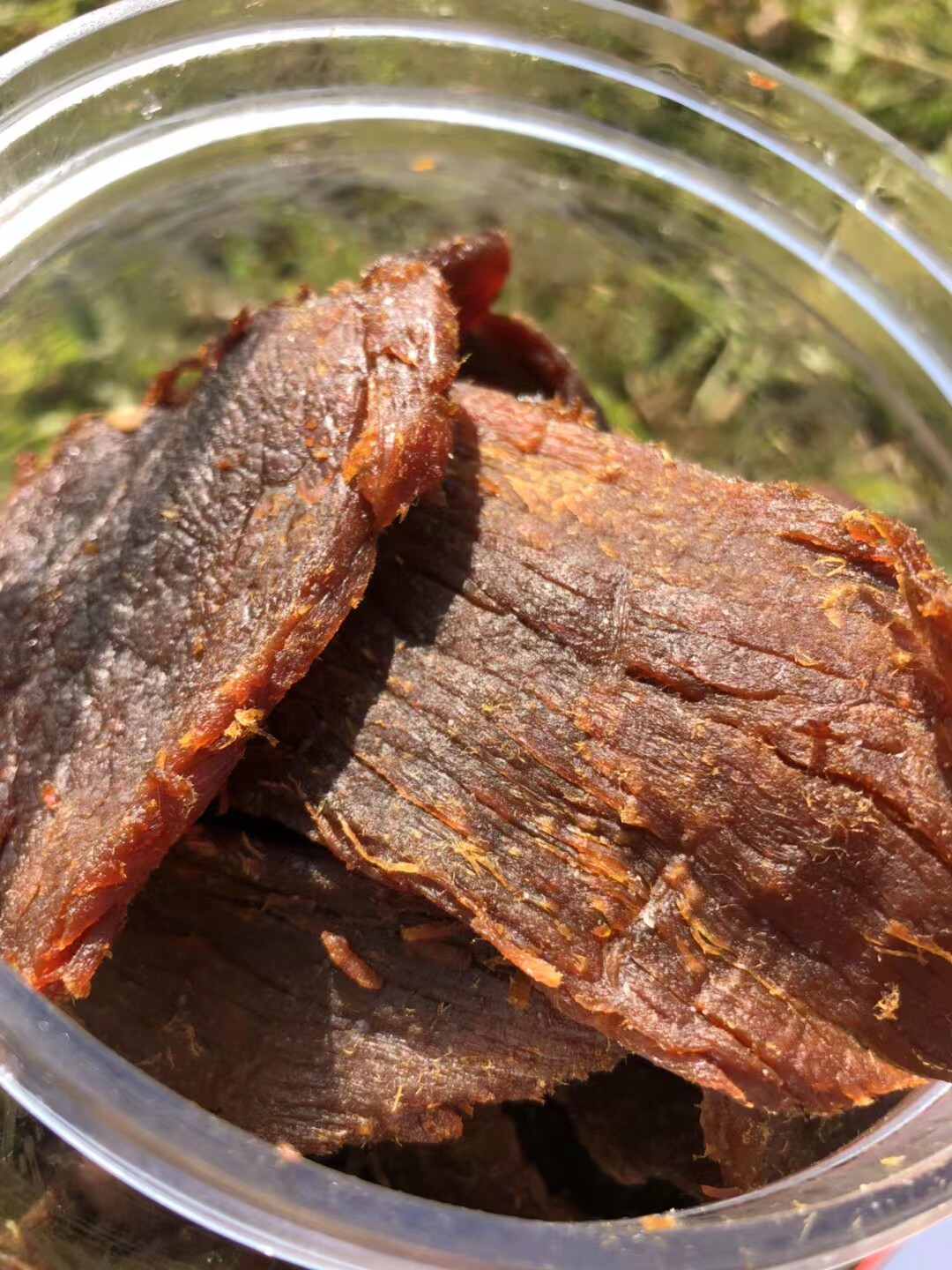 牛肉干2斤温州特产黄牛手撕大片桶装牛肉类