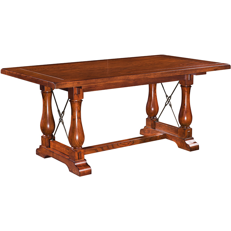 圣蒂斯堡尚美餐厅清仓全实木餐桌椅子组合捡漏库存美式家具