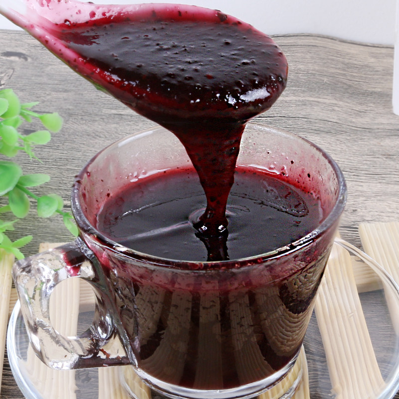 盾皇蓝莓果酱3kg奶茶店专用果泥酱饮品配料奶茶原料桶装果粒包邮