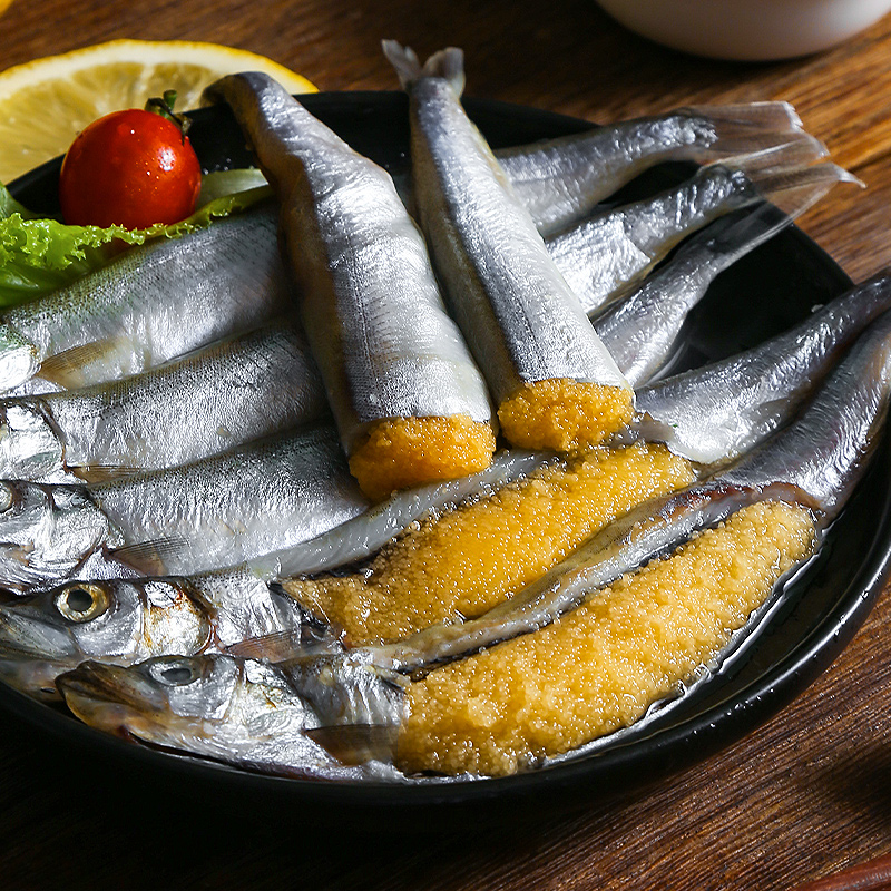 多春新鲜满籽1000g包邮鲜活海鲜冷冻深海海鱼多春鱼新