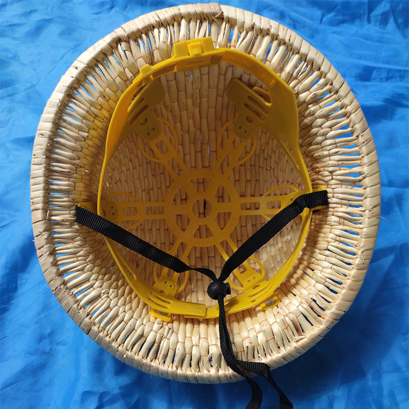 工程道具表演防晒遮阳帽藤柳条工新款柳条柳编安全帽