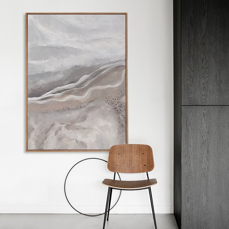 布纸有爱 简约现代客厅大气风景装饰画抽象挂画北欧风格沙发墙画