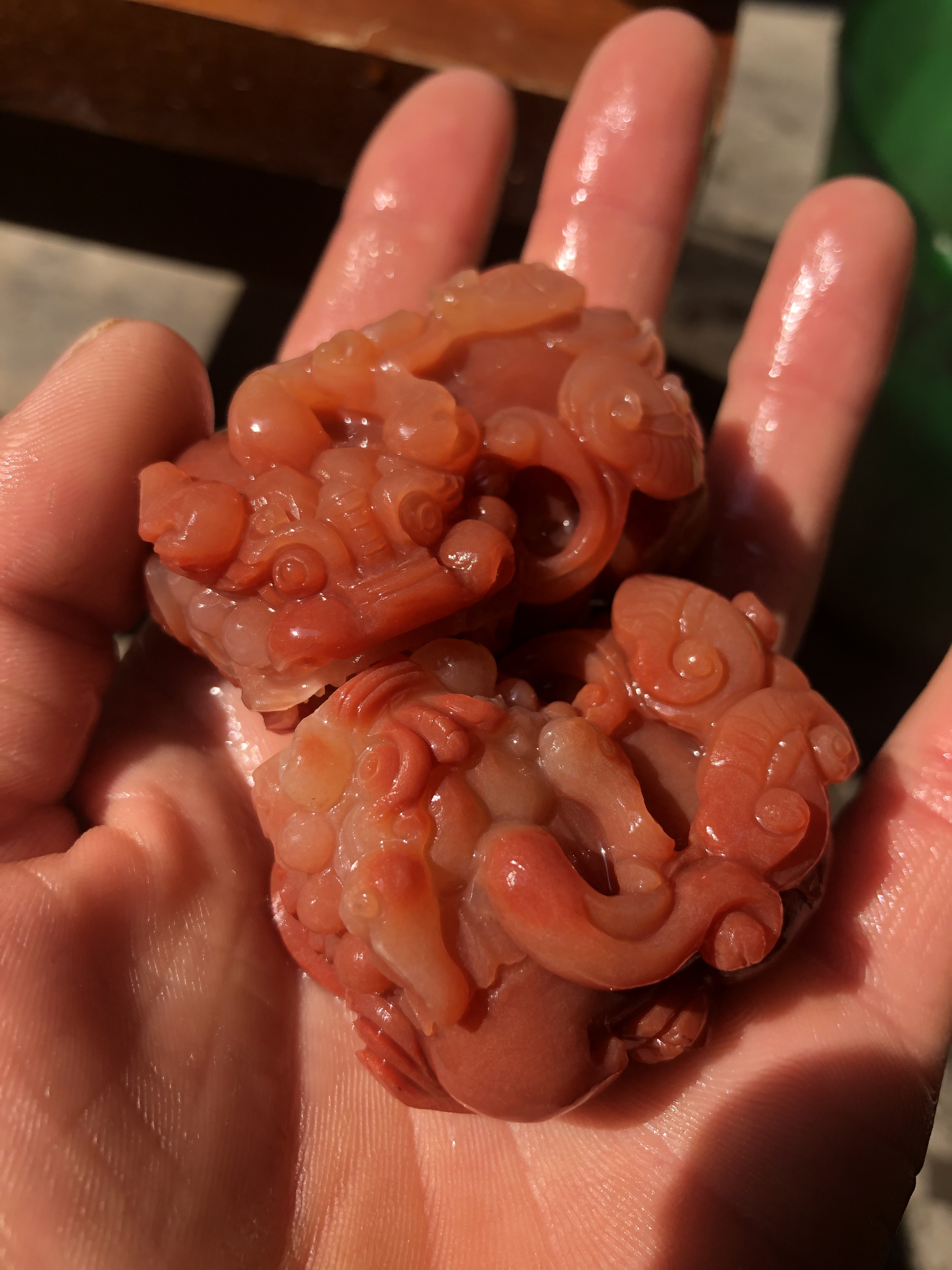 龙陵黄龙霸王貔貅吊坠手把把玩招财男士云南珠宝奇石