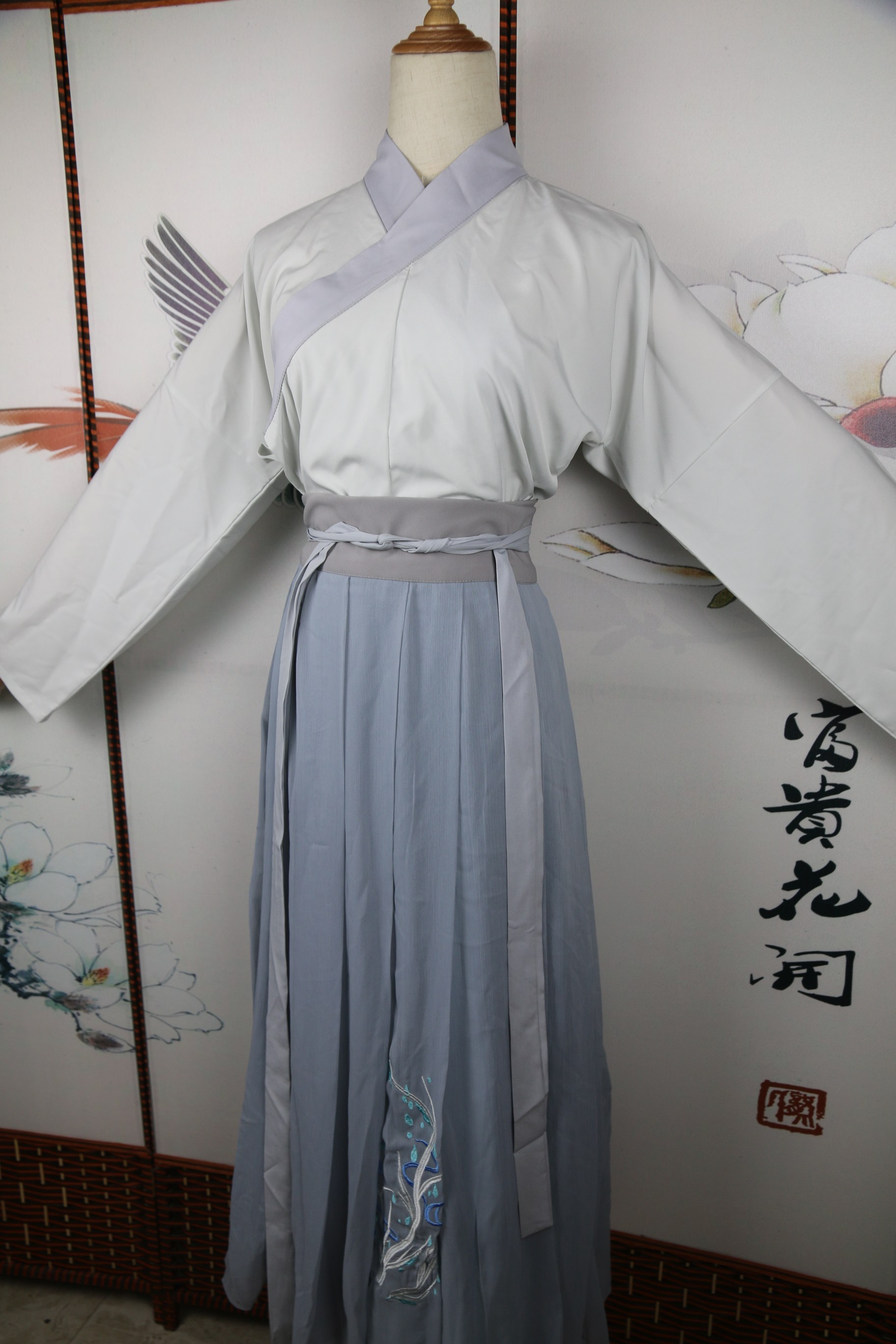 芙蓉原创汉服交领长袖袖上襦男女中春秋上衣汉服