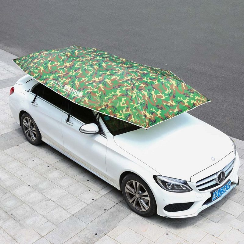 汽车遮阳伞车顶自动折叠篷停车棚suv小轿车隔热汽车车衣