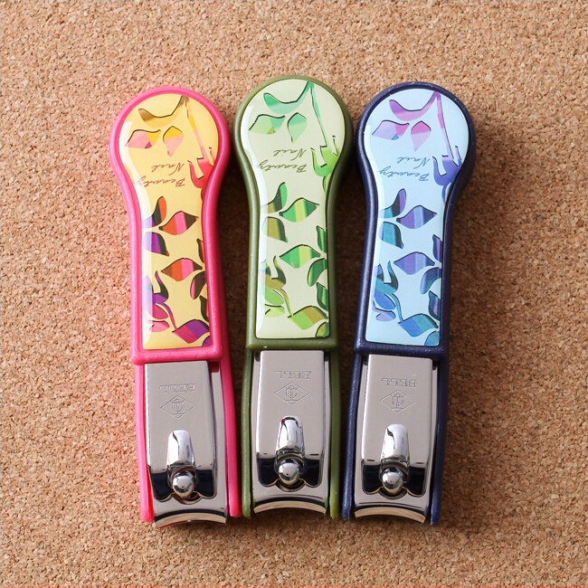 韩国进口sevenstar彩色色带外壳防崩指甲刀指甲指甲钳