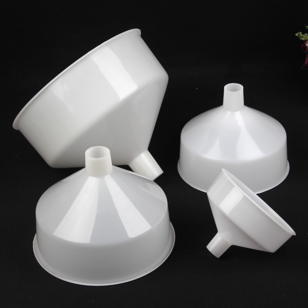 漏斗塑料白色家用豆浆机大号米漏水漏加油注水漏斗