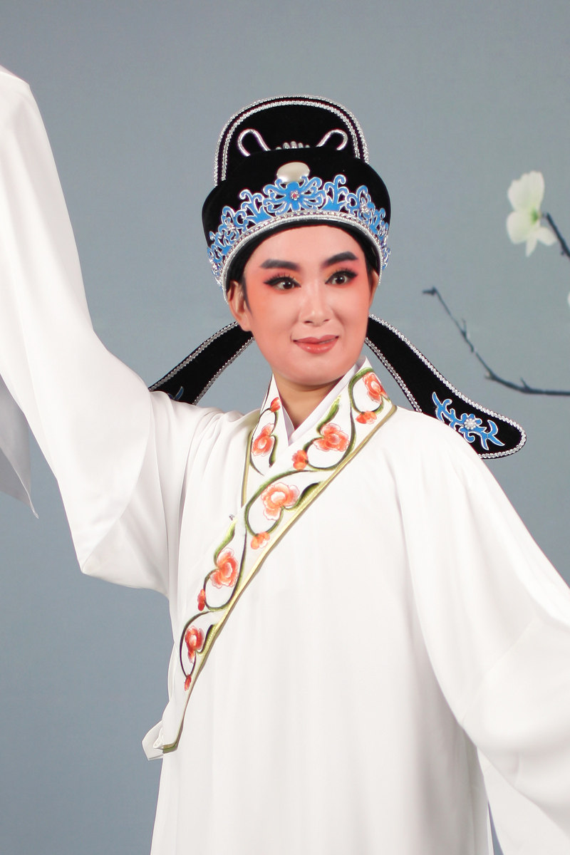 解元越人越剧黄梅戏戏曲盔帽小生帽子才子软帽民族服装